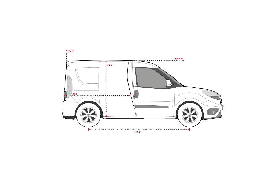 Safety partition Ram Promaster City dimensions